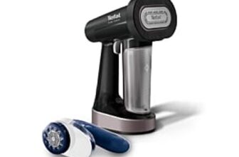 Pure Force DT8765G1 Clothes Steamer Fabric Shaver Bundle- Ash Grey / Rose Gold