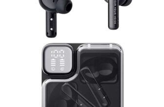 QCY Melobuds Neo (H2 Pro), 24hr Playtime (Case), Bluetooth 5.3, Multipoint Connection Black