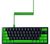 RAZER PBT Keycaps & Coiled Cable – UK/US Layout, Lime Green