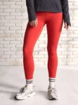 REAKTIV Red High Waisted Everyday Full Length Legging – Free C&C Over £10