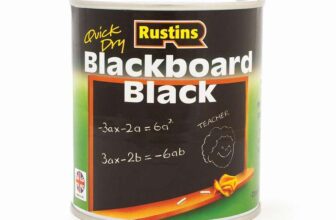 RUSTINS Blackboard Black Paint 1L