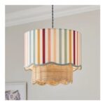 Rainbow Scallop Easy Fit Pendant Shade