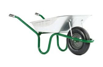 Raptor Galvanised Pneumatic Wheelbarrow 90L – Free C&C