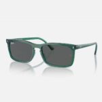 Ray-Ban RB4435 Sunglasses 59mm Transparent Green (Free Returns)