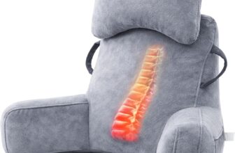 Reading Pillow, Cuddle Cushion with Detachable Neck Roll & Higher Support Arm, Backrest Support Pillow Lumbar Cushion Sofa Back Chair Bed Rest for Reading Relaxing Watching TV ((60-90) x77x40cm)
