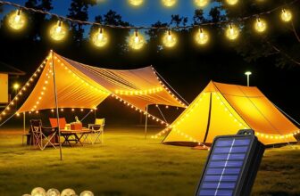 Realky Solar Garden Lights, 30LED Garden Solar Lights 8 Mode IP65 Waterproof 8.1M Solar String Lights Outdoor Garden for Terrace, Party, Balcony, Gazebo(Warm WhiteMemory Function)