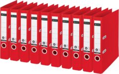 Recycle Colours Lever Arch File A4 50mm Red (Pack of 10) 10190025