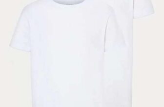Red Crew Neck School T-Shirt 2 Pack Free C&C