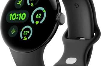 Refurbished Google Pixel Watch 3 Smartwatch – Wi-Fi – 41mm – Matte Black W/Code Red Rock UK Ltd