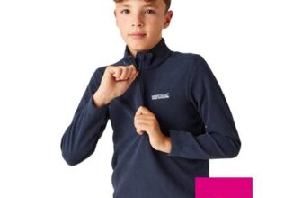 Regatta Kids Hot Shot II Half Zip Fleece – Navy Blue