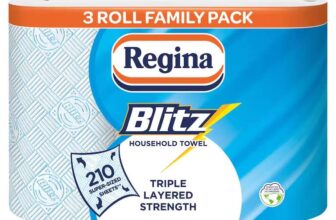 Regina Blitz Kitchen Roll 210 Supersized Sheets 3 Roll – Clubcard Price