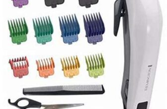 Remington Colour Cut Hair Clippers Kit (Corded, Stainless Steel Self-Sharpening Blades, Comfort Tip Blades (HC5035)- Prime Deal
