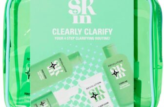 Revolution Skin, Clearly Clarify 4 Step Starter Kit, Skincare Set for Blemish-Prone Skin, Includes Cleanser, Toner, Serum & Moisturiser, Vegan & Cruelty-Free, 4 Products Included