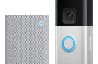 Ring Battery Video Doorbell Plus (Newest Gen) Chime (3rd Gen) DIY Wireless Video Doorbell Camera with 1536p HD Video, Head-To-Toe View, Quick Release Battery Pack Easy to install (5min)