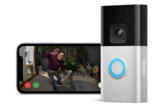 Ring Battery Video Doorbell Pro Wireless Video Doorbell Security Camera with Head-To-Toe View – with Prime