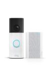 Ring Bundle: Battery Video Doorbell (Newest Gen) Retinal 2K & 6x Zoom Chime Pro Wireless Night Vision Wi-Fi Extender Alexa 30-day free trial of Ring Subscription Plan