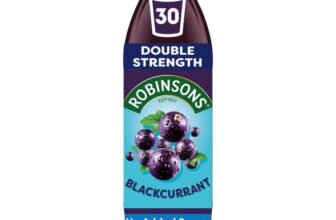 Robinsons Double Strength Blackcurrant No Added Sugar Squash 750ml – £1.07 S&S