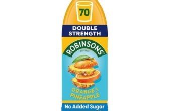 Robinsons Double Strength Orange & Pineapple No Added Sugar Fruit Squash