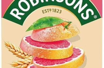 Robinsons Fruit and Barley – Real Fruit Squash, Low Calorie – Pink Grapefruit – 1 Litre, 20 Servings