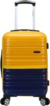 Rockland Melbourne 20 Expandable Belly Pack, 2 tonenavy, Carry-On 20, Melbourne Hardside Expandable Spinning Wheel Luggage