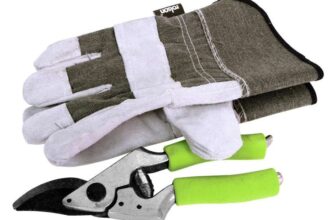 Rolson 82130 Heavy Duty Rigger Gloves & 200 mm Secateurs