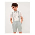 Rowan 3-Piece Short Suit with Braces Green