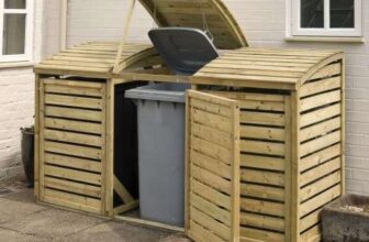 Rowlinson Large Timber Triple Wheelie Bin Storage – 8 x 3ft, 10 yr Anti rot Guarantee – Free C&C