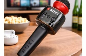 Roxi Wireless Karaoke Microphone with Built-in Speaker & Echo Control