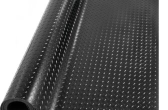 Rubber Garage Flooring Matting 100 x 500 cm Heavy Duty Rubber Matting Roll Waterproof Garage Floor Mats 3mm Commercial Garage Flooring Mat for Workshop Workbench Shed Indoor & Outdoor