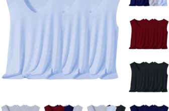 Running Cotton Vests Mens 3PC V Neck Solid Linen Sleeveless T Shirt Soft Lightweight Gym Vest Slim Fit Breathable Bodybuilding Vests Workout Sports Tank Tops for Weightlifting Training