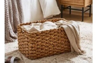 Rush Storage Basket H 22cm X W 44cm X D 24cm (9 X 17 X 9)