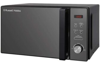 Russell Hobbs RHM2076B 20 Litre 800W Black Digital Solo Microwave – Prime Price