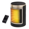 Russell Hobbs Space Heater in Black & Gold 1500W Silent Portable Oscillating Ceramic Electric Heater – Like New – Sold by Amazon Resale