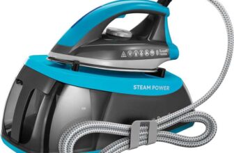 Russell Hobbs Steam Generator Iron, 1.3L Removable Water Tank, Stainless Steel Non Stick Soleplate, 110g Shot of Steam