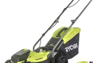Ryobi One 18V 33cm Cordless Lawnmower 1 x 4.0Ah Battery