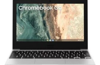 SAMSUNG 14 Chromebook Go – Intel Celeron, 64 GB eMMC, Silver