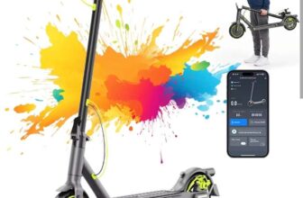 SEEMAR S1PRO Adult electric scooter, 36V 7.8AH, 350W (500W), 25-35KM, 8.5-inch e scooter with APP W/Code Martes Big Save Store
