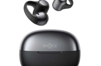 SHOKZ OpenDots ONE Open Ear Headphones – Black/Grey – Prime Exclusive. Sold by SHOKZ Store / FBA