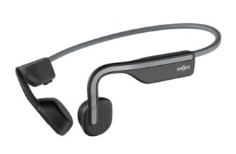 SHOKZ OpenMove Wireless Bone Conduction Headphones with Mic, IP55 Grey