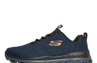SKECHERS Mens Glide Step Fasten up Trainers