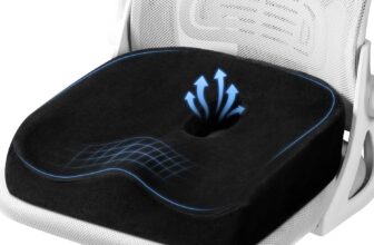 SKYNY Memory Foam Donut Seat Cushion for Long Sitting,Large Seat Ring Cushion for Office Chair, Car & Home, Donut Pillow with Comfort Centre Hole for Coccyx, Tailbone & Hemorrhoids