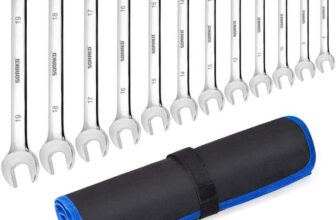 SORAKO Ratchet Spanner Sets in Roll Bag