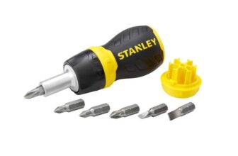 STANLEY 066358 Multi-Bit Stubby Screwdriver