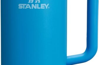 STANLEY 1913 Quencher H2.0 Flowstate Tumbler 1.2L – Cold for 11 Hours – Iced for 48 Hours – Metal Water Bottle with Straw, Handle and Lid – Dishwasher Safe – Travel Mug for Cold Drinks – Azure