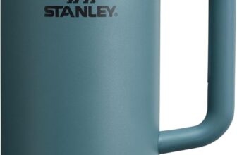STANLEY 1913 Quencher H2.0 Flowstate Tumbler 1.2L – Cold for 11 Hours – Iced for 48 Hours – Metal Water Bottle with Straw, Handle and Lid – Dishwasher Safe – Travel Mug for Cold Drinks – Blue Spruce