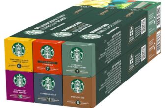 STARBUCKS Discovery Variety Pack by Nespresso (60 Capsules) – £15.29 S&S – with Prime