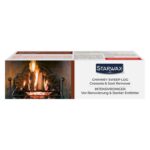 STARWAX – Chimney Sweep Log Creosote & Soot Remover – Loosens Soot & Tar – Odourless – Use 1 to 2 Times/Year – Patented Formula – 1.1 kg