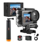 SVBONY SVGo2 4K Underwater Camera, 30fps Action Camera with Telescopic Selfie Stick Holder, EIS, 30M Waterproof – Sold by RetevisDirect/ FBA