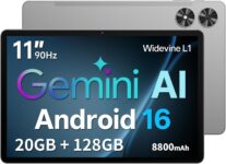 SVITOO Android 16 Tablet, 11 Inch Tablet with Gemini AI, Android Tablet with 20GB RAM 128GB ROM, Unisoc T7250 Octa-Core, 90Hz Display, 8800mAh Battery, WiFi Tablet, 1 Year Warranty