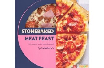 Sainsburys Meat Feast Stonebaked Pizza
